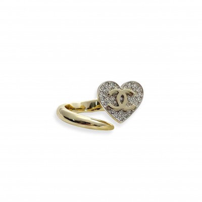 CHANEL HEART SHAPED RING 